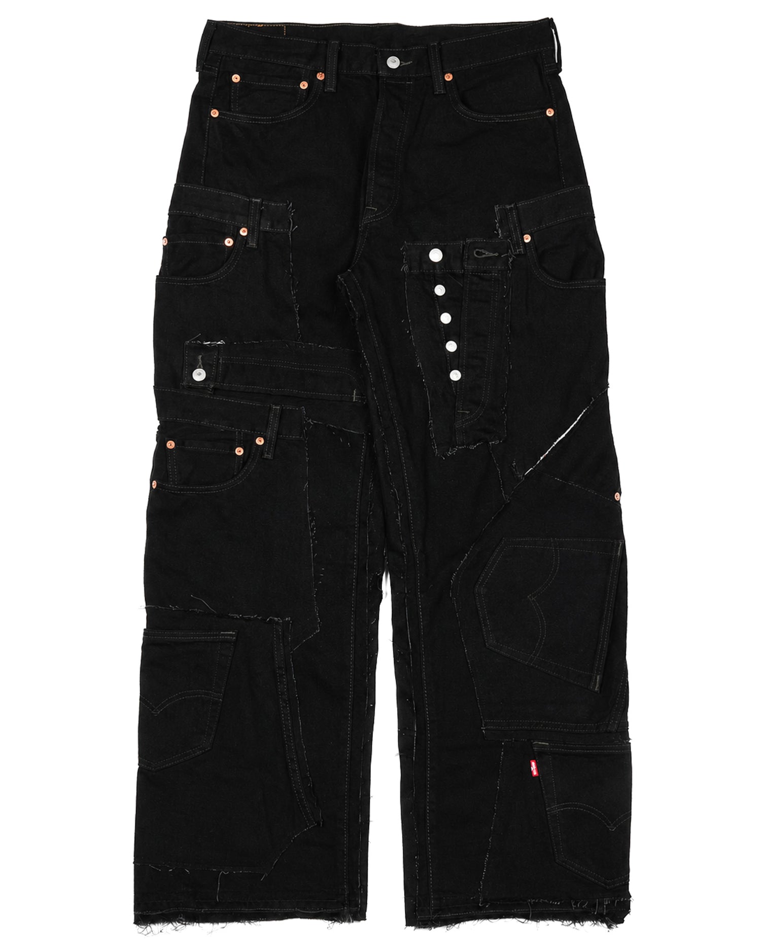 Black Rework Denim Jeans