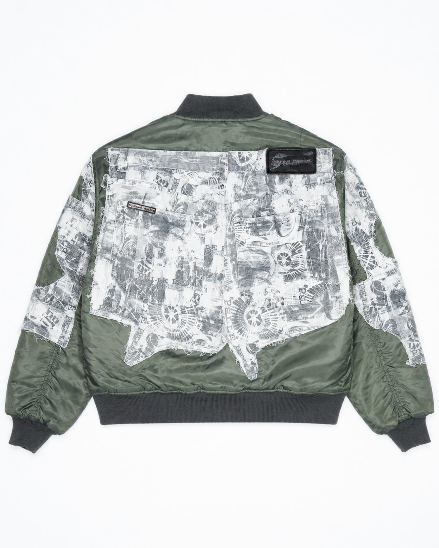 Pelle Pelle Denim Bomber Jacket