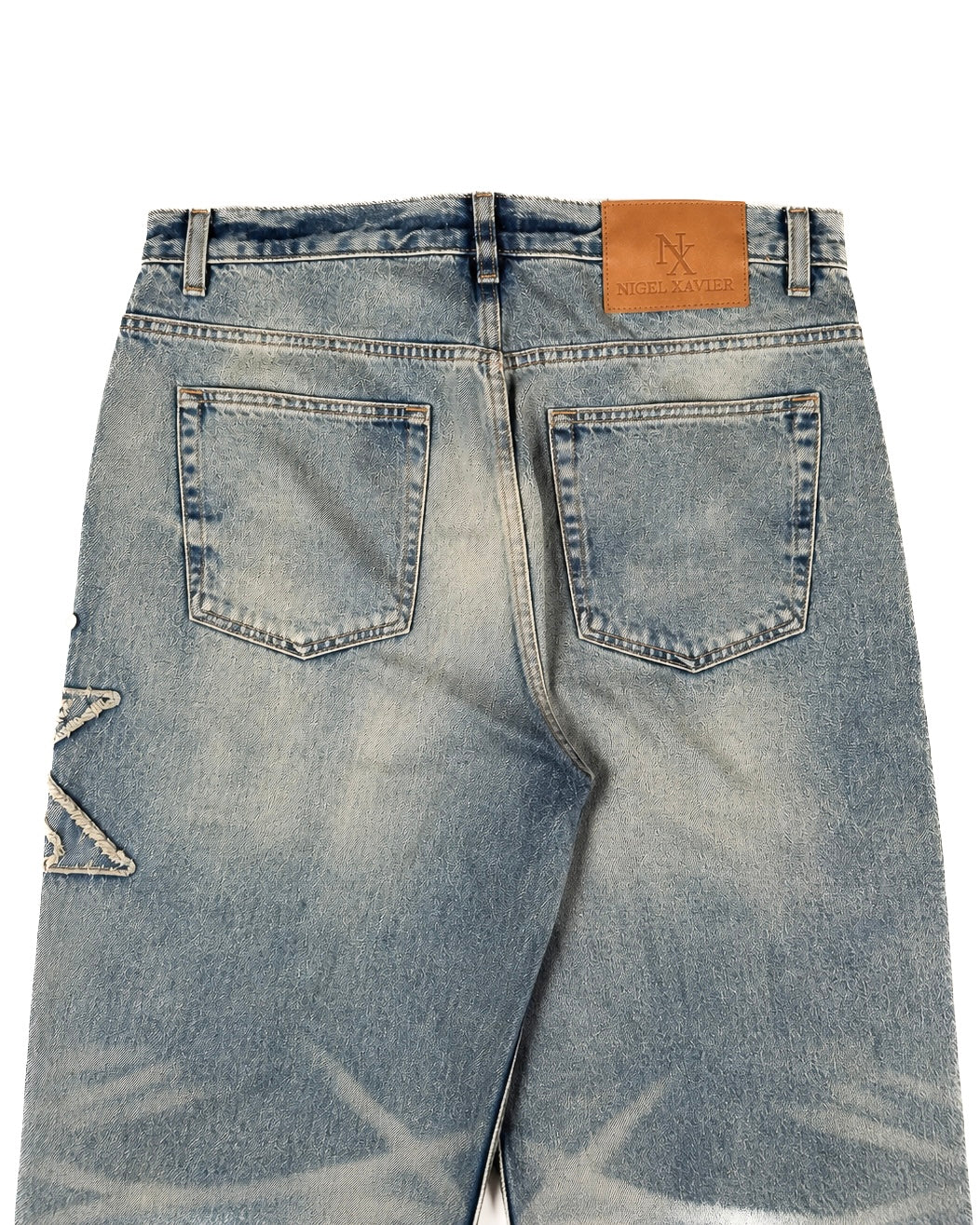 Logo Patch Denim Jeans