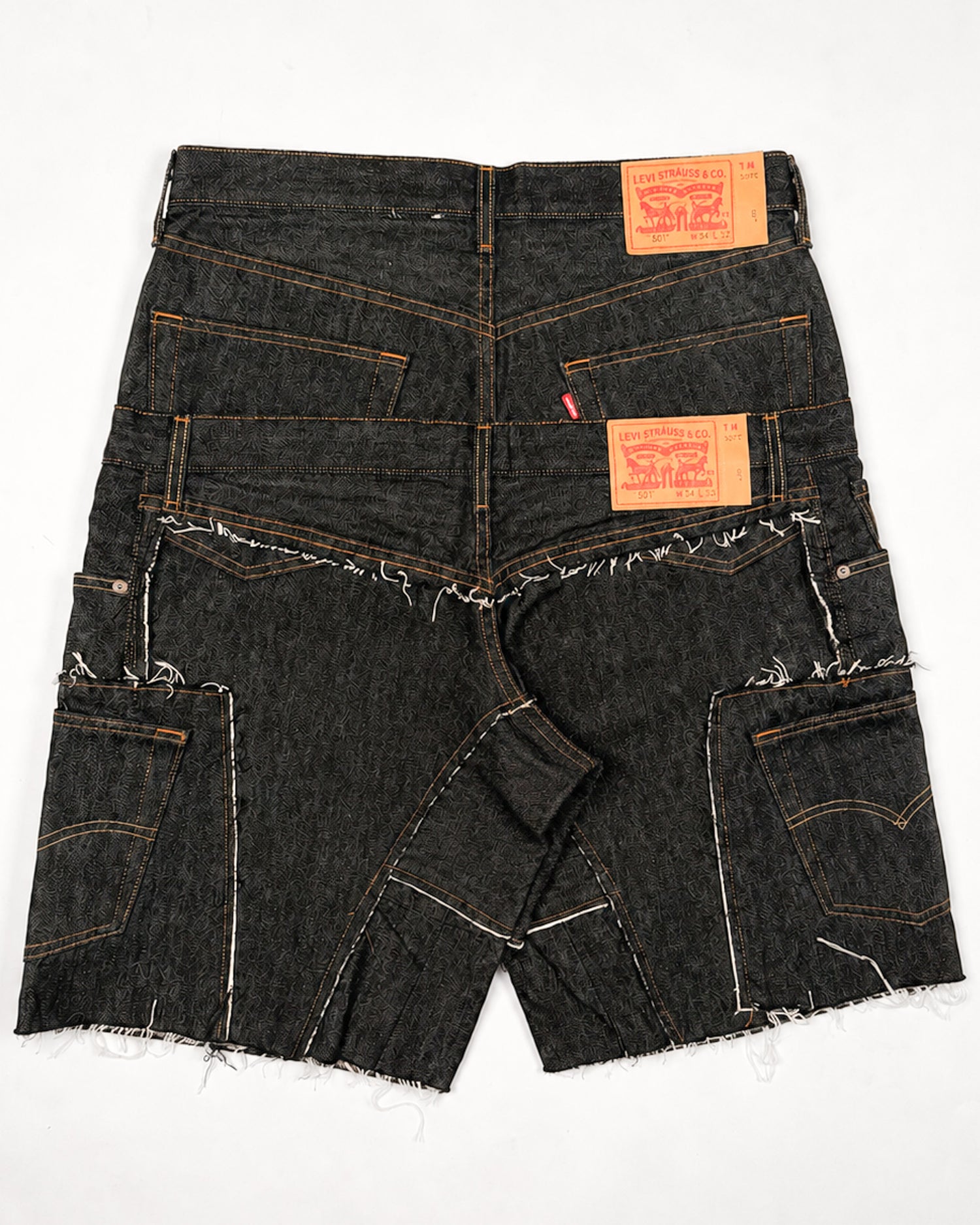 Raw Rework Denim Shorts