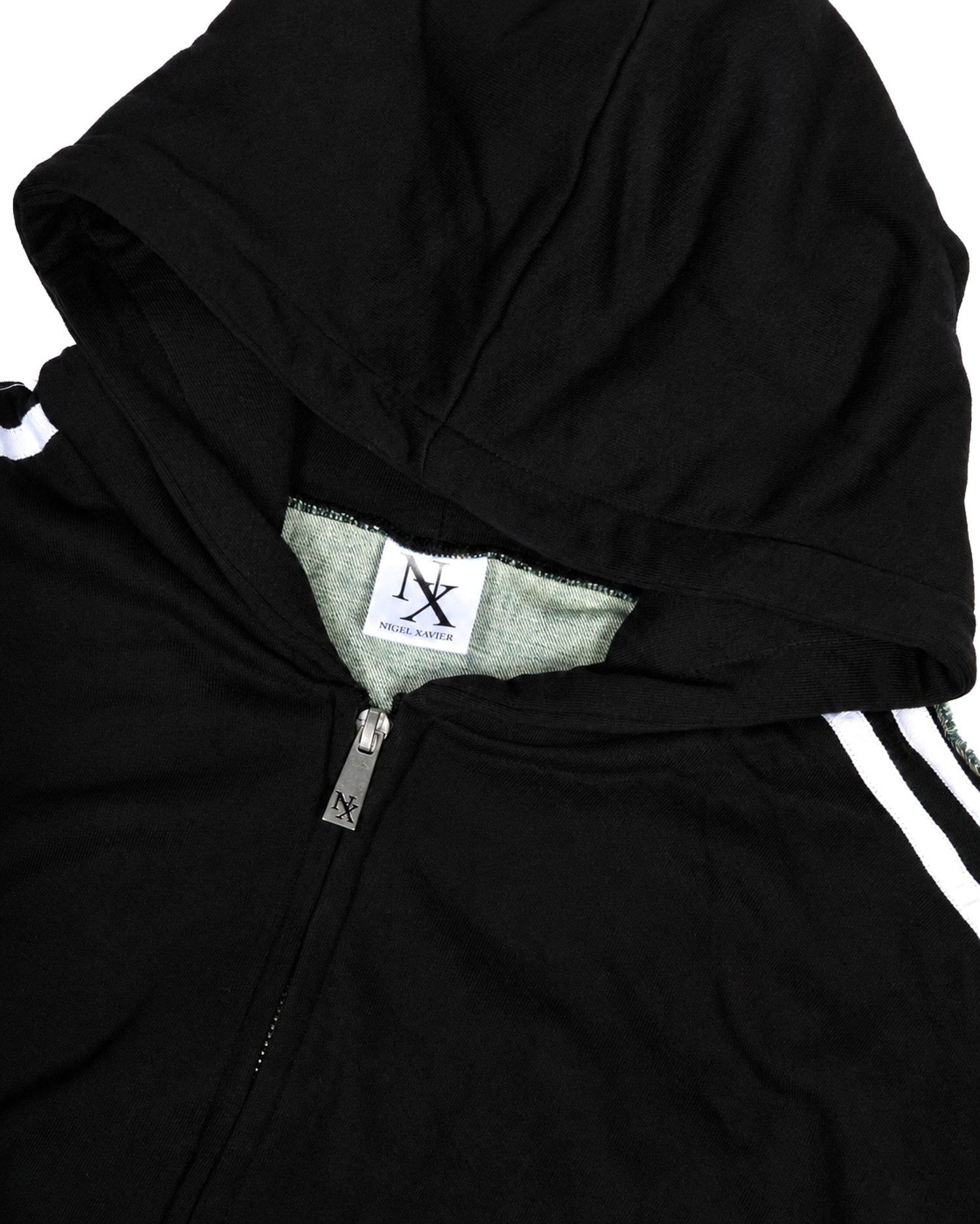 Black Hybrid Hoodie
