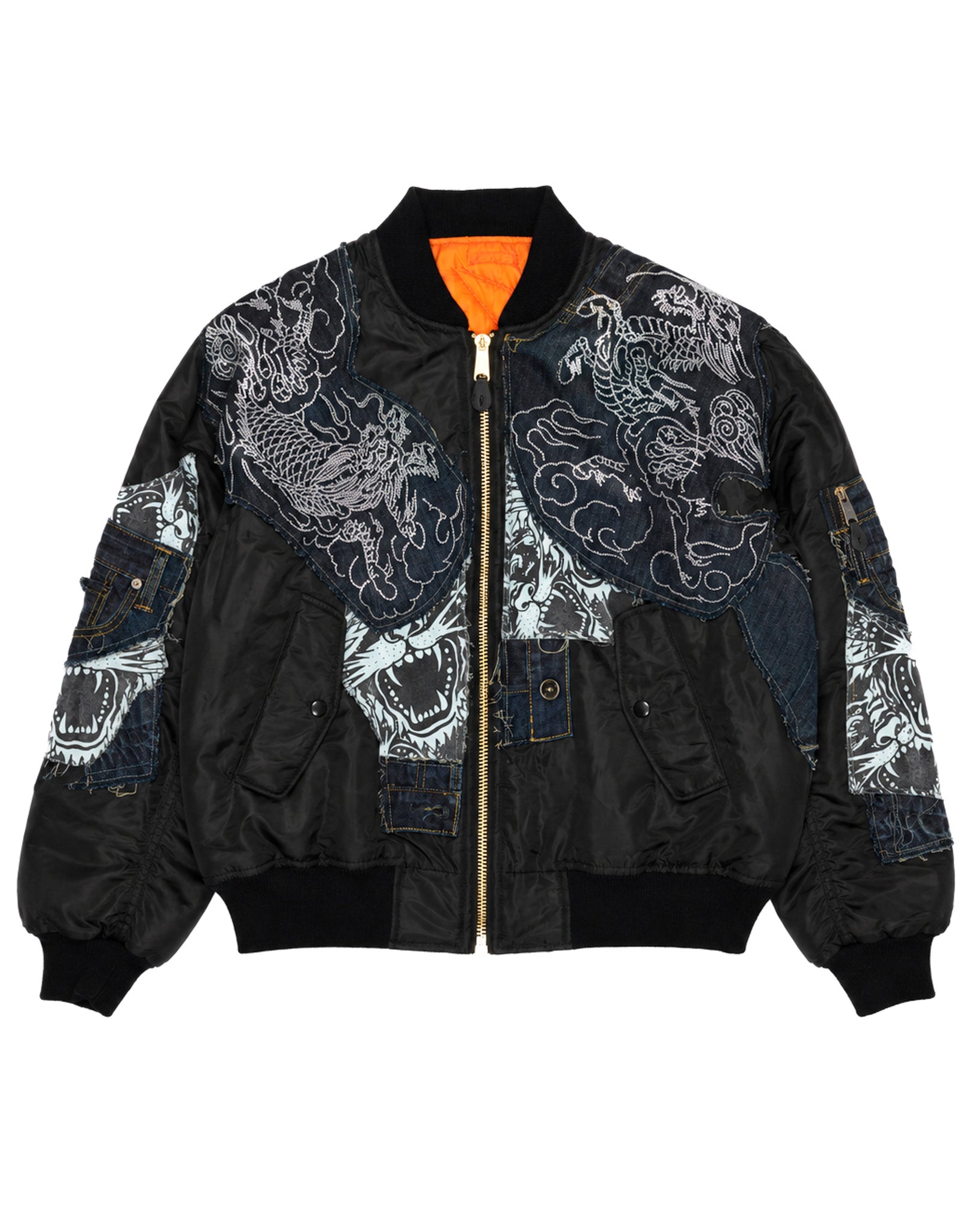 Ed Hardy Rhinestoned Bomber Jacket – Nigel Xavier
