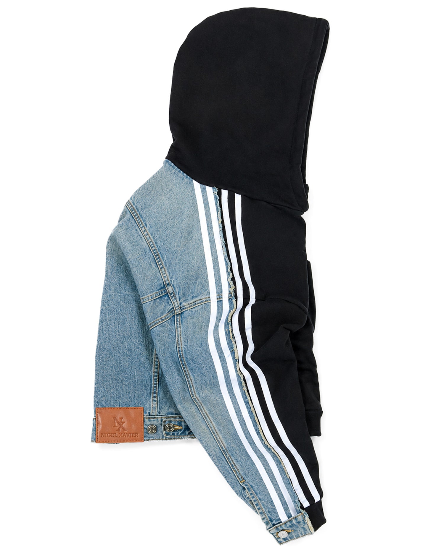 Black Hybrid Hoodie