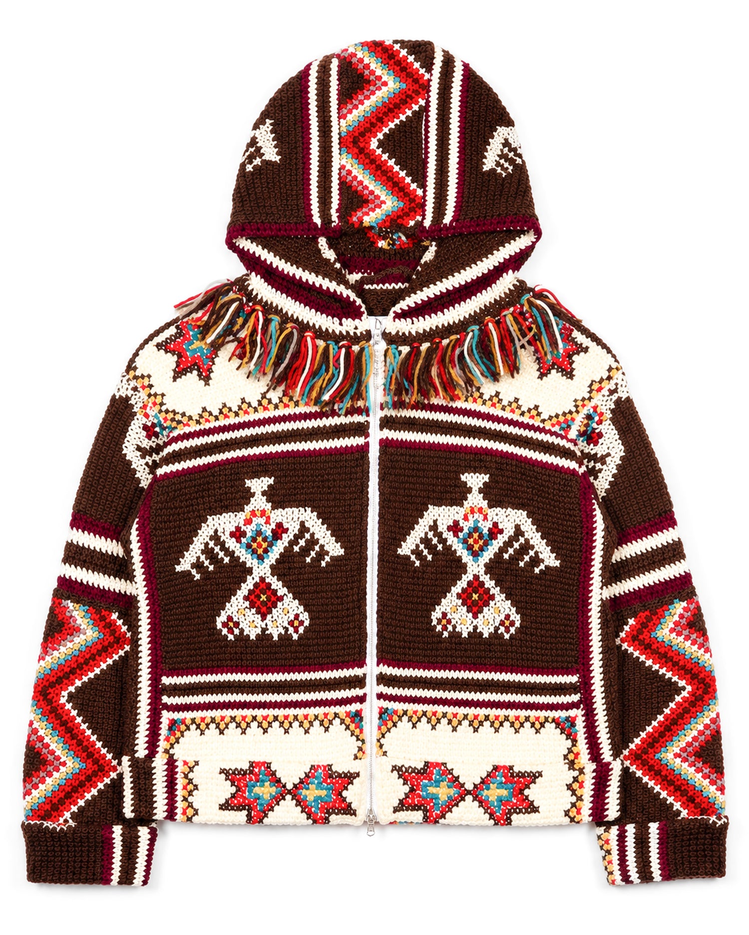 Chieftain Crochet Zip-Up Hoodie