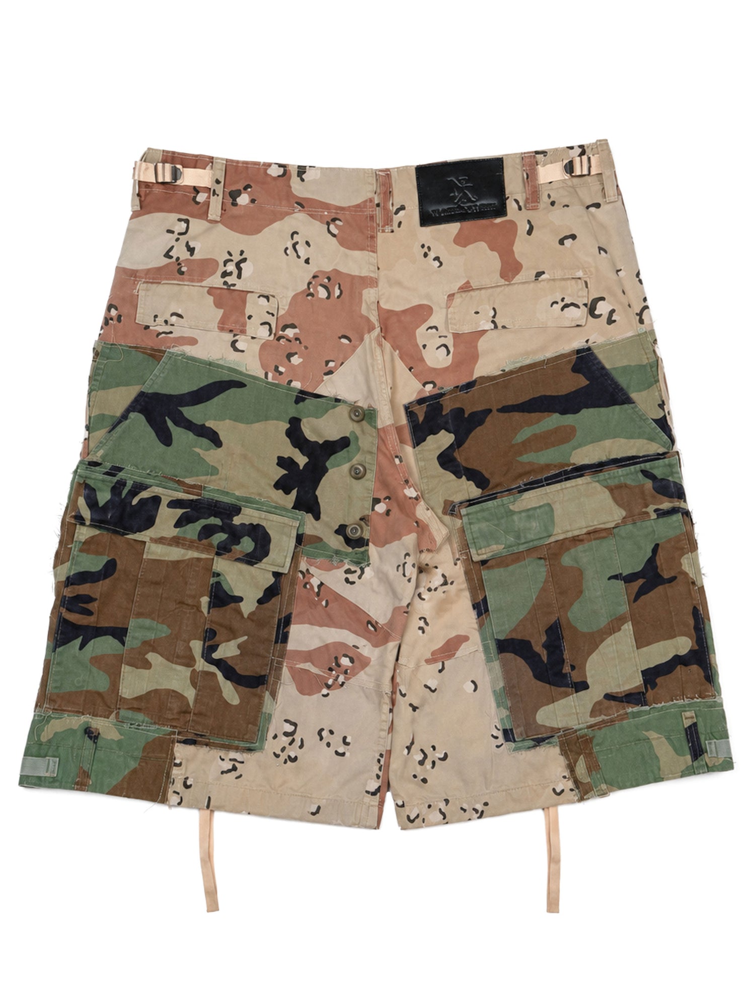Vintage Woodland/Desert Rework Camo Cargo Shorts