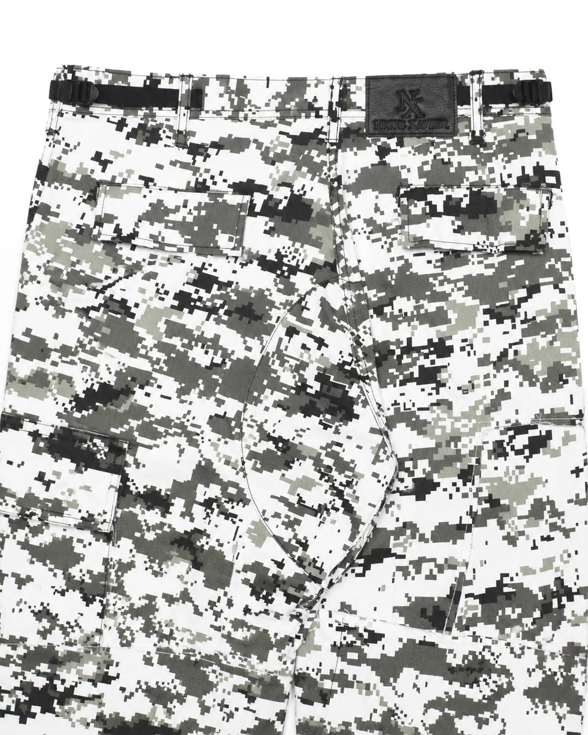 White Digital Rework Camo Cargo Pants