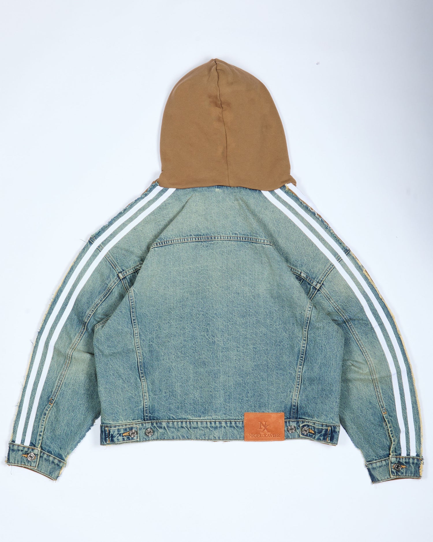 Tan Hybrid Hoodie
