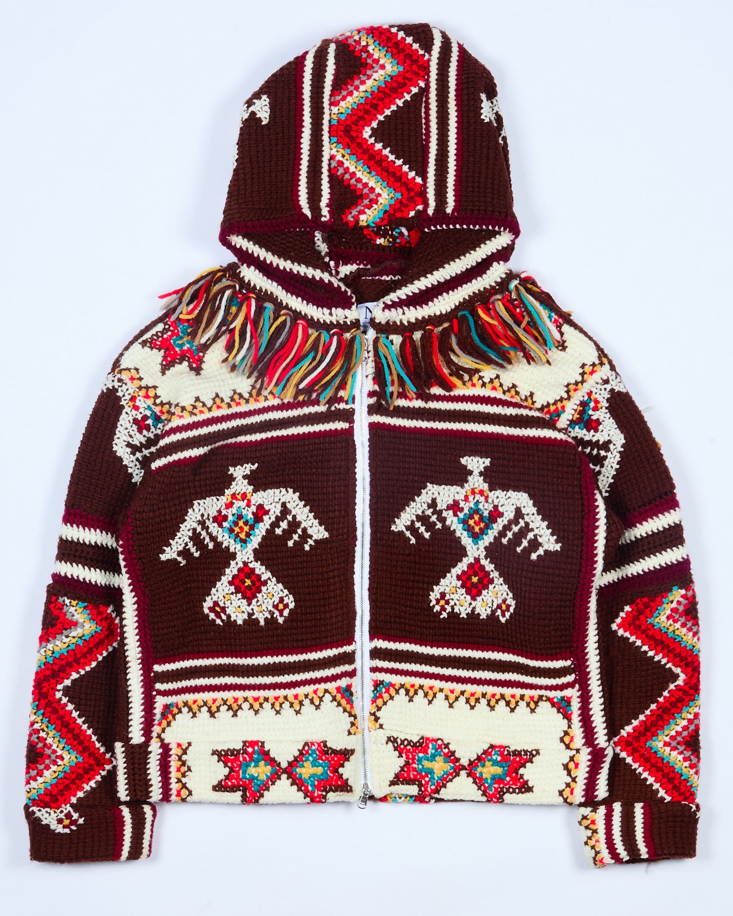 Chieftain Crochet Zip-Up Hoodie