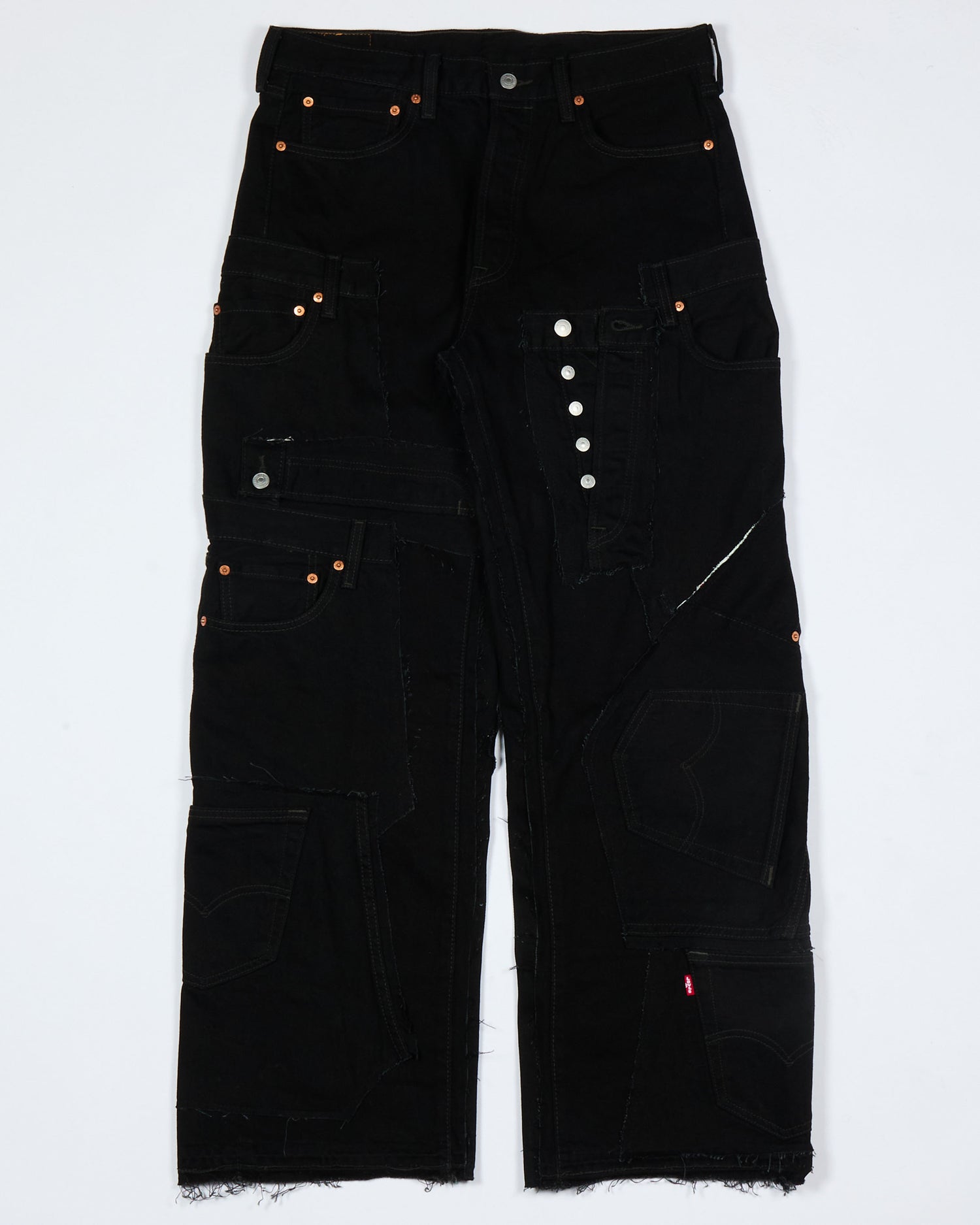 Black Rework Denim Jeans