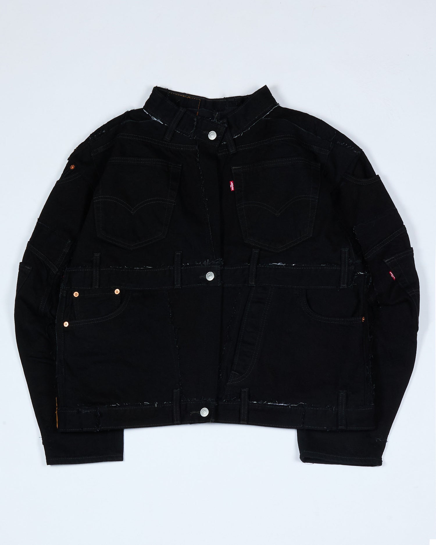 Black Rework Denim Jacket