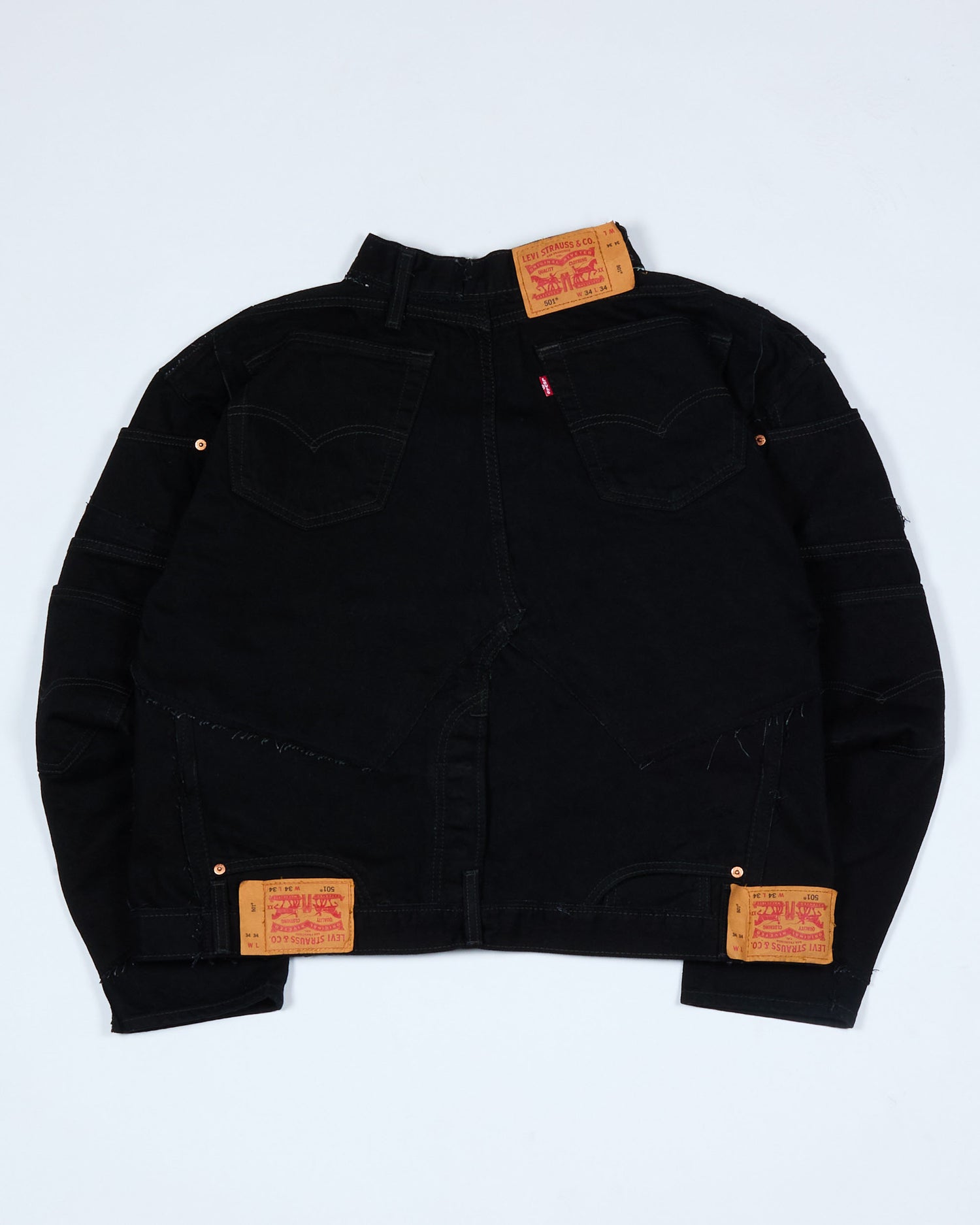 Black Rework Denim Jacket