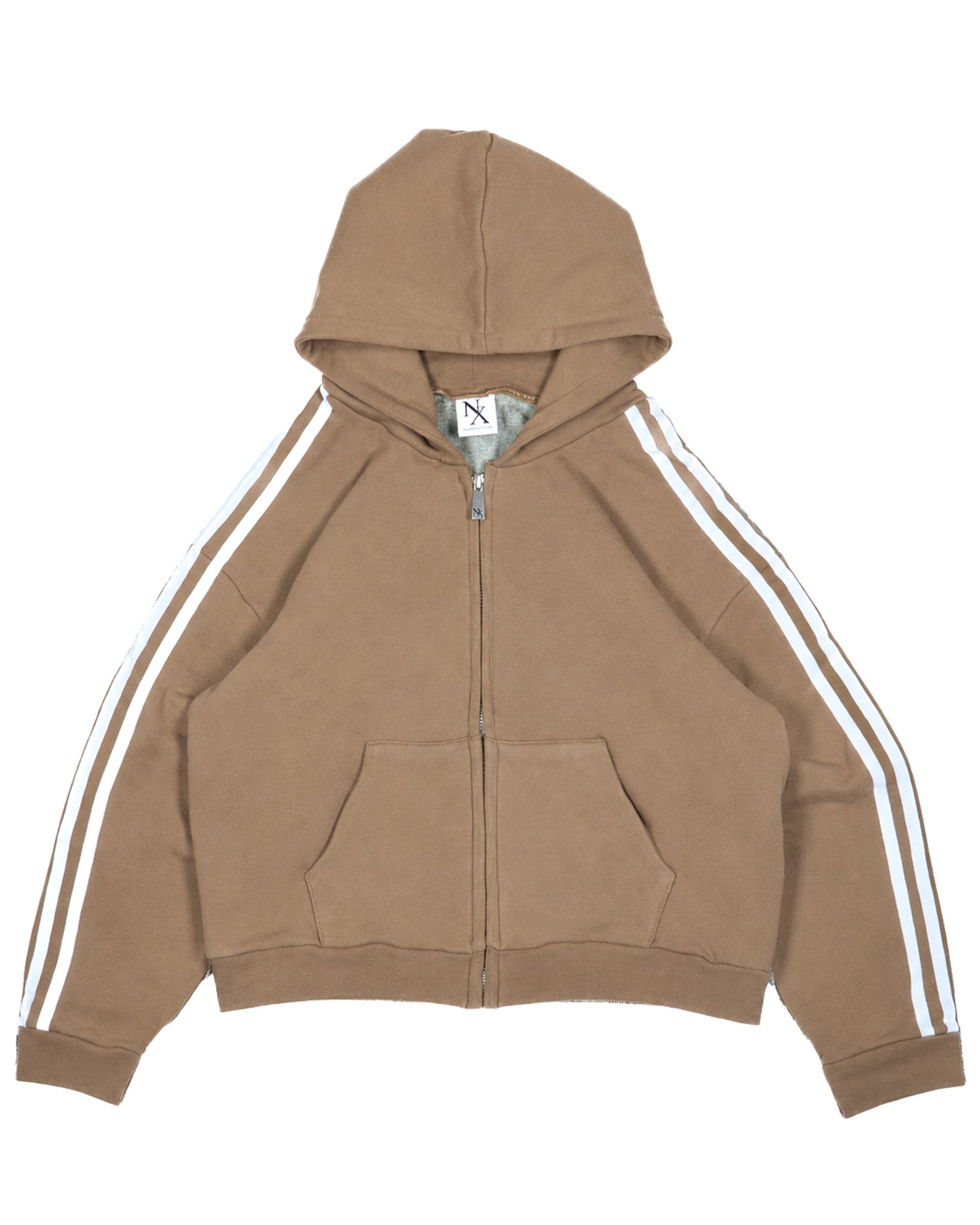 Tan Hybrid Hoodie