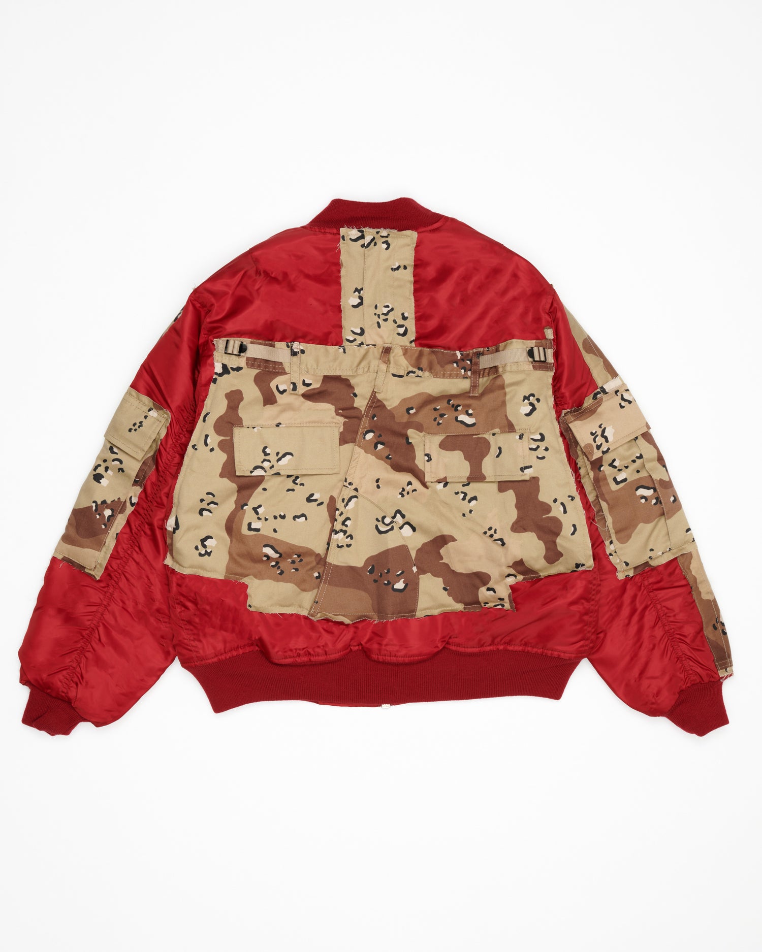 Desert Camo Cargo Bomber Jacket