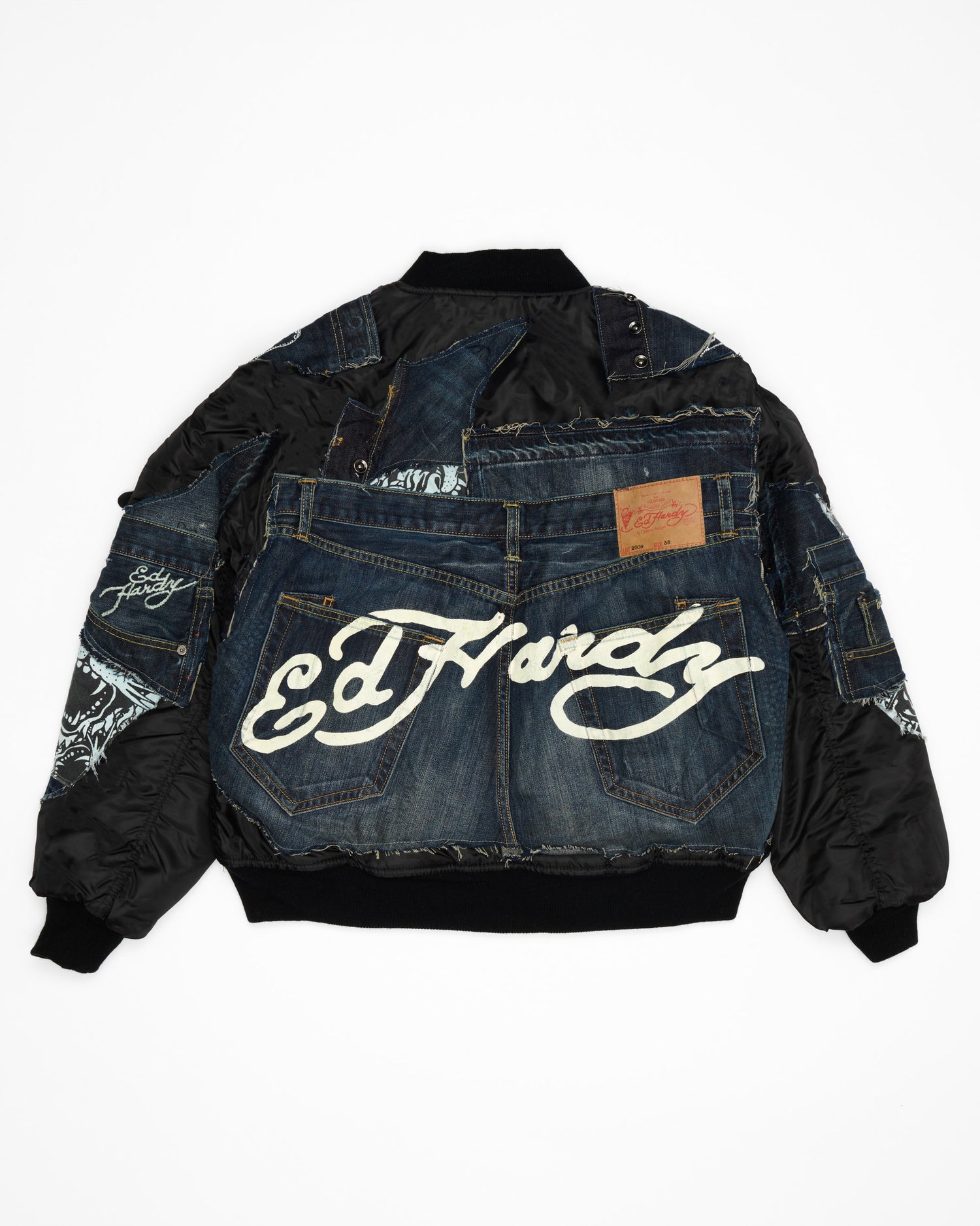 Ed Hardy Rhinestoned Bomber Jacket