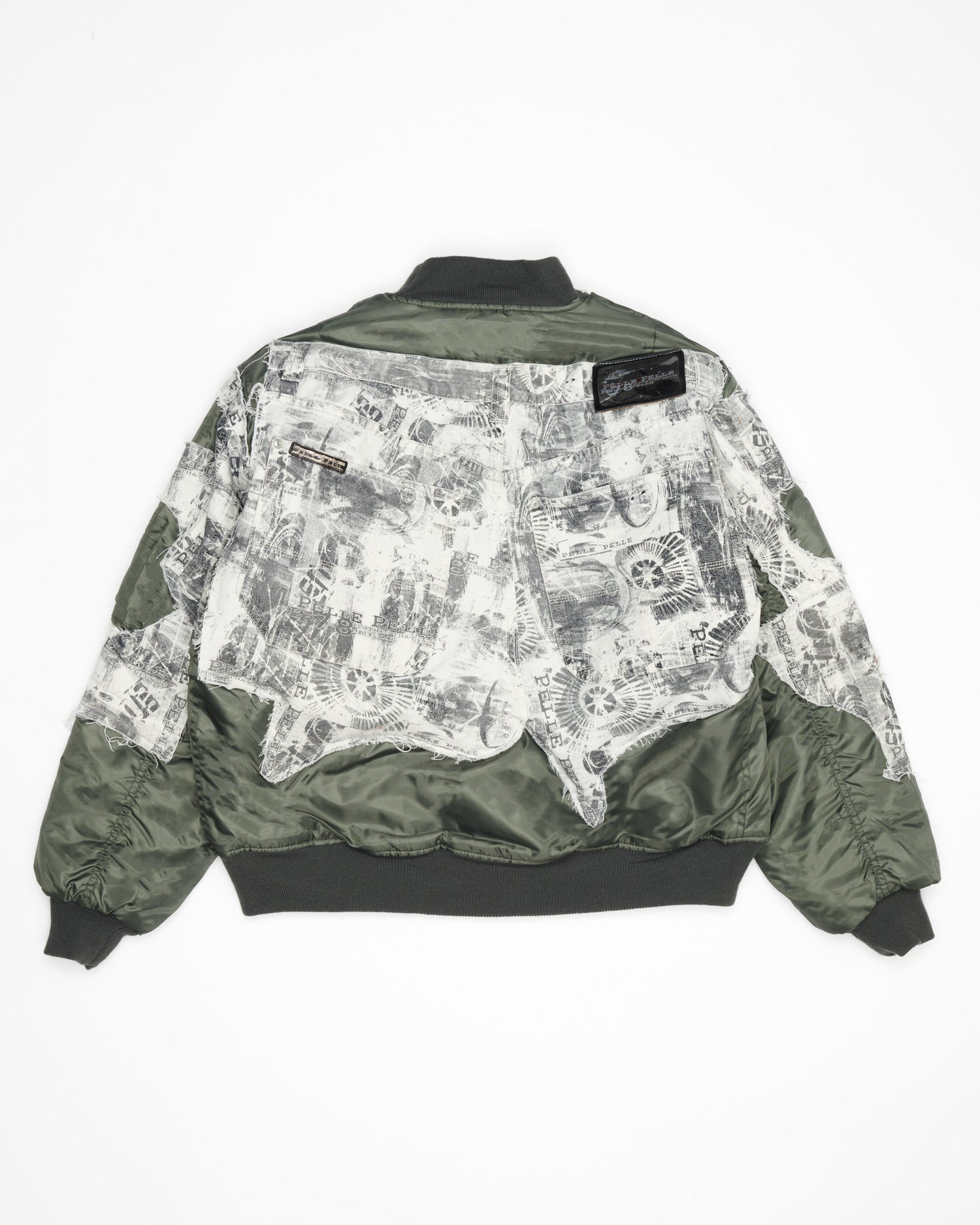 Pelle Pelle Denim Bomber Jacket