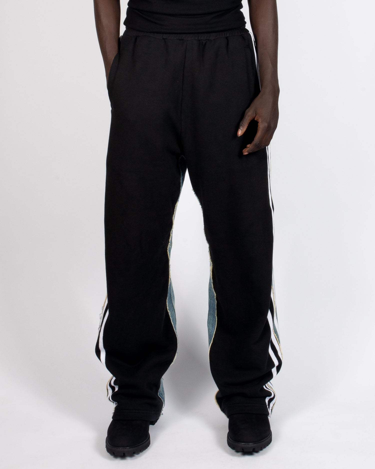 Black Hybrid Sweatpants