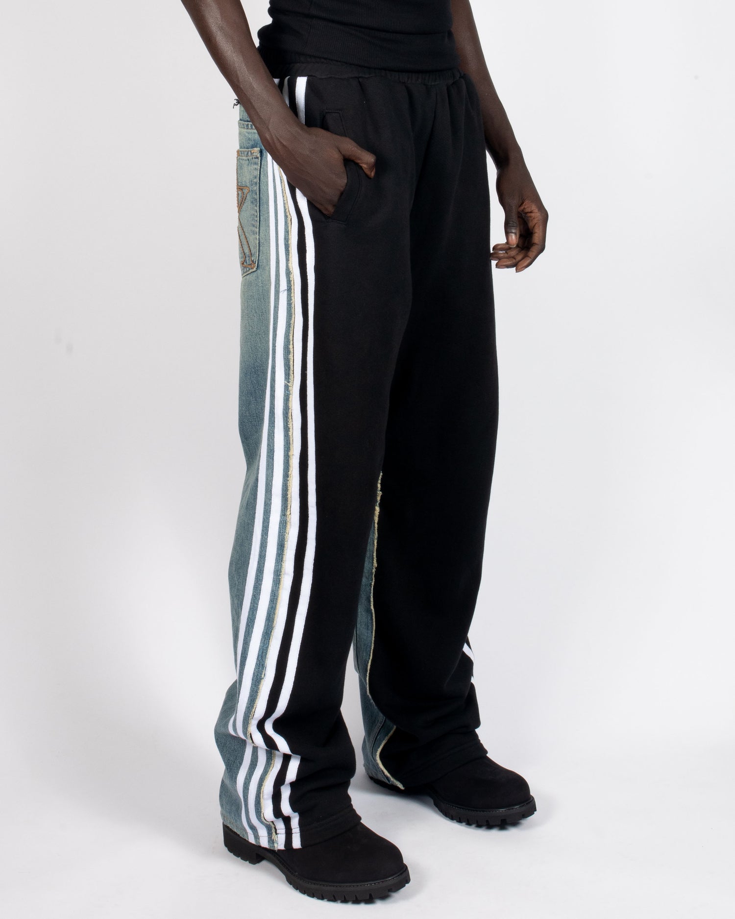 Black Hybrid Sweatpants