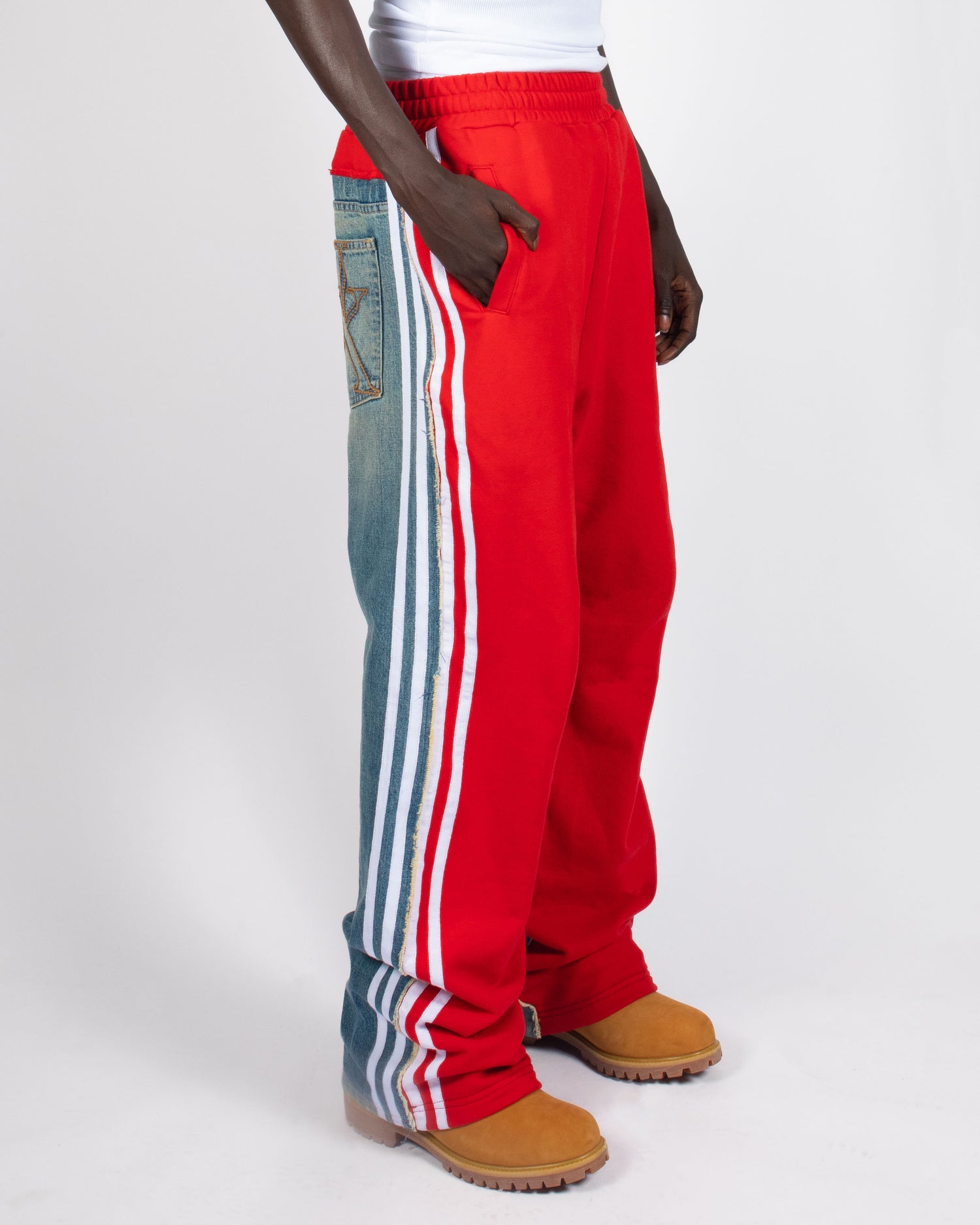 Red Hybrid Sweatpants