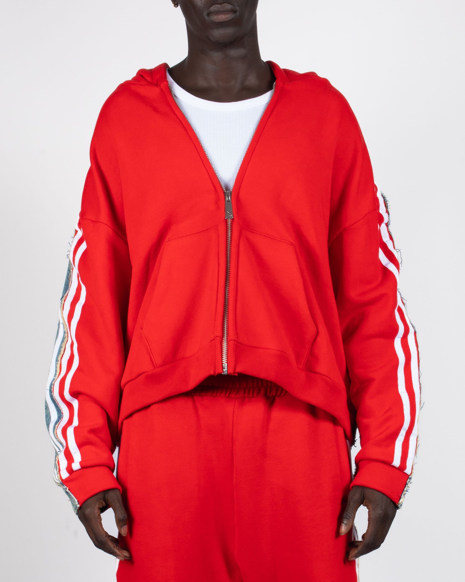Red Hybrid Hoodie