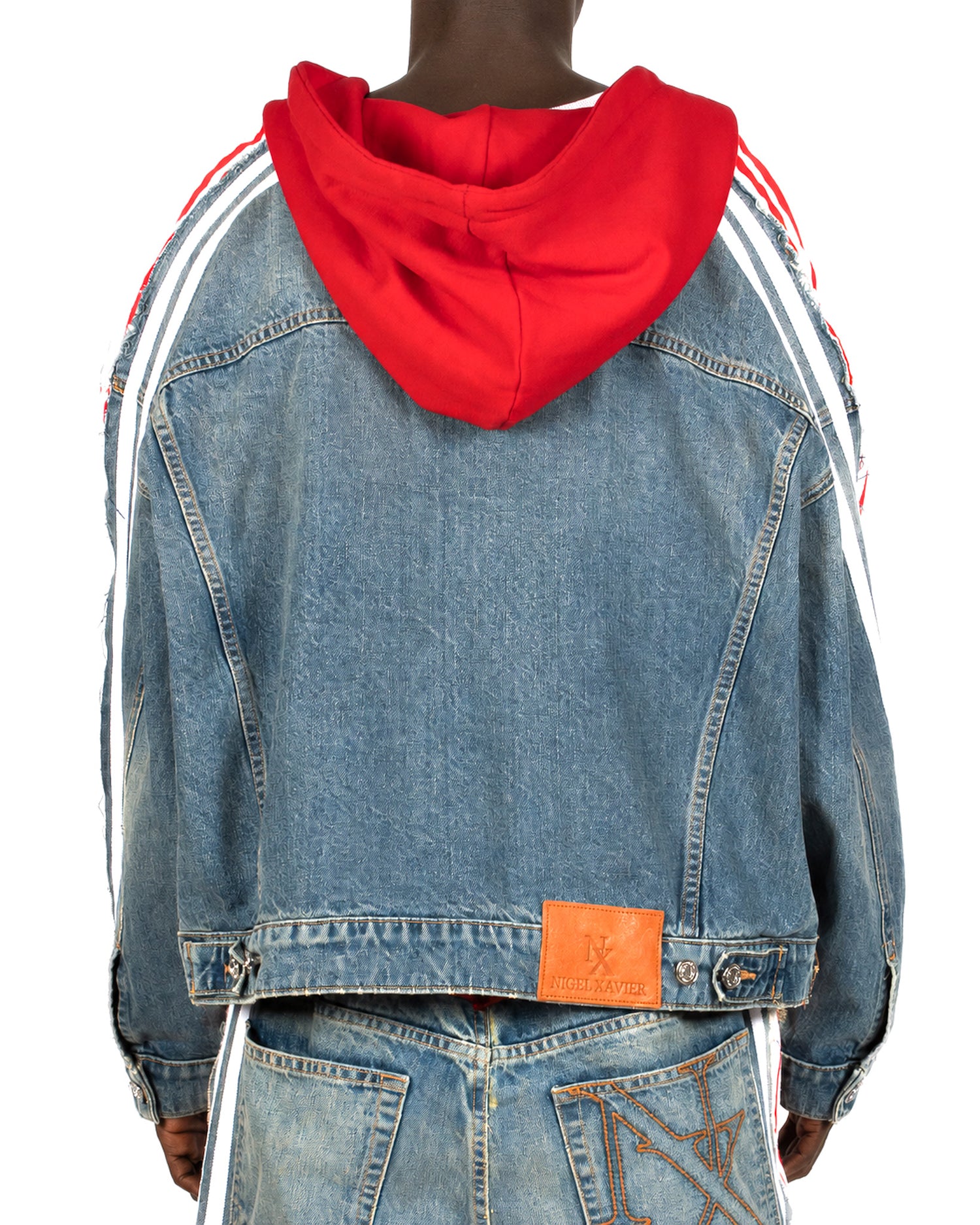 Red Hybrid Hoodie