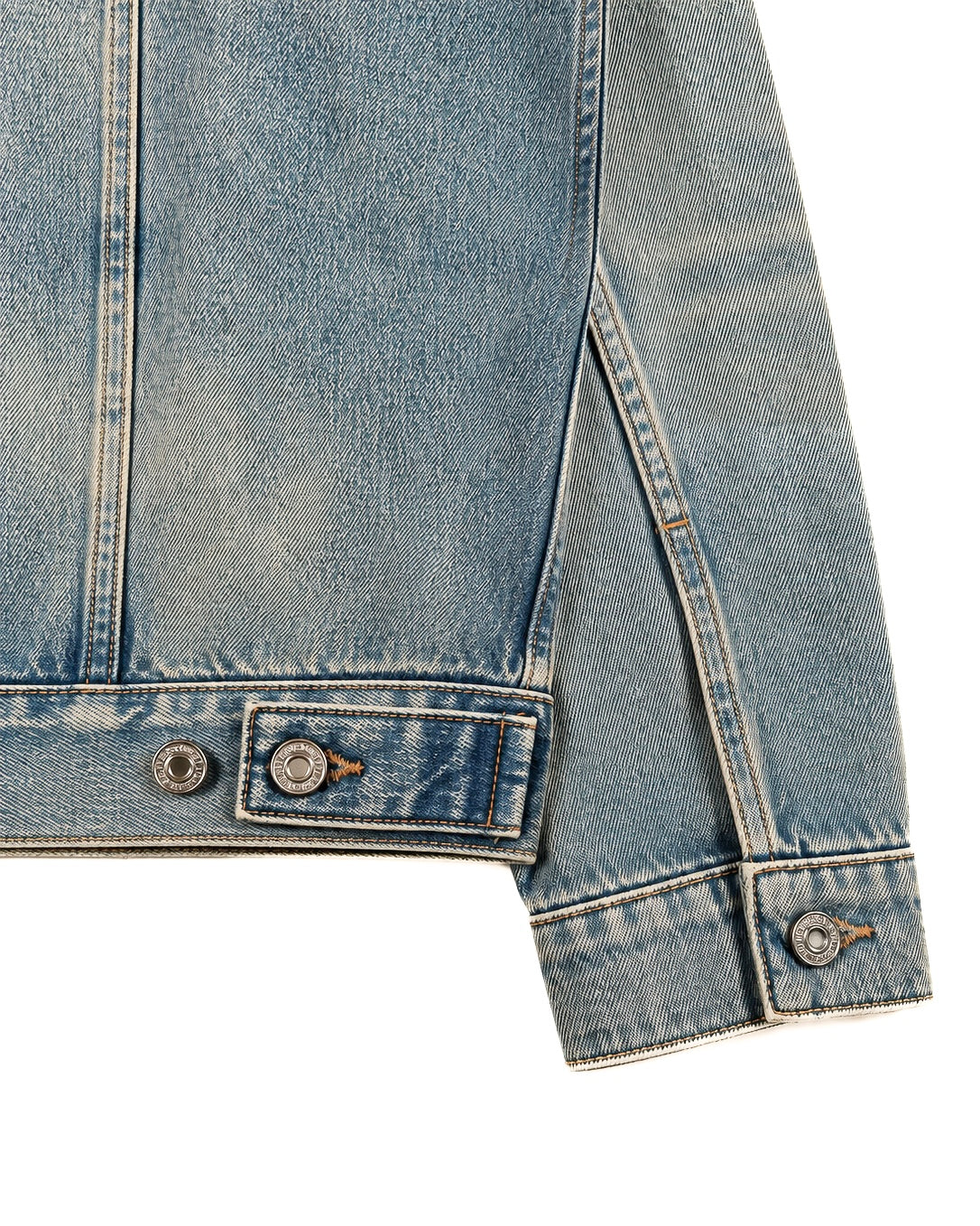 Logo Patch Denim Trucker Jacket