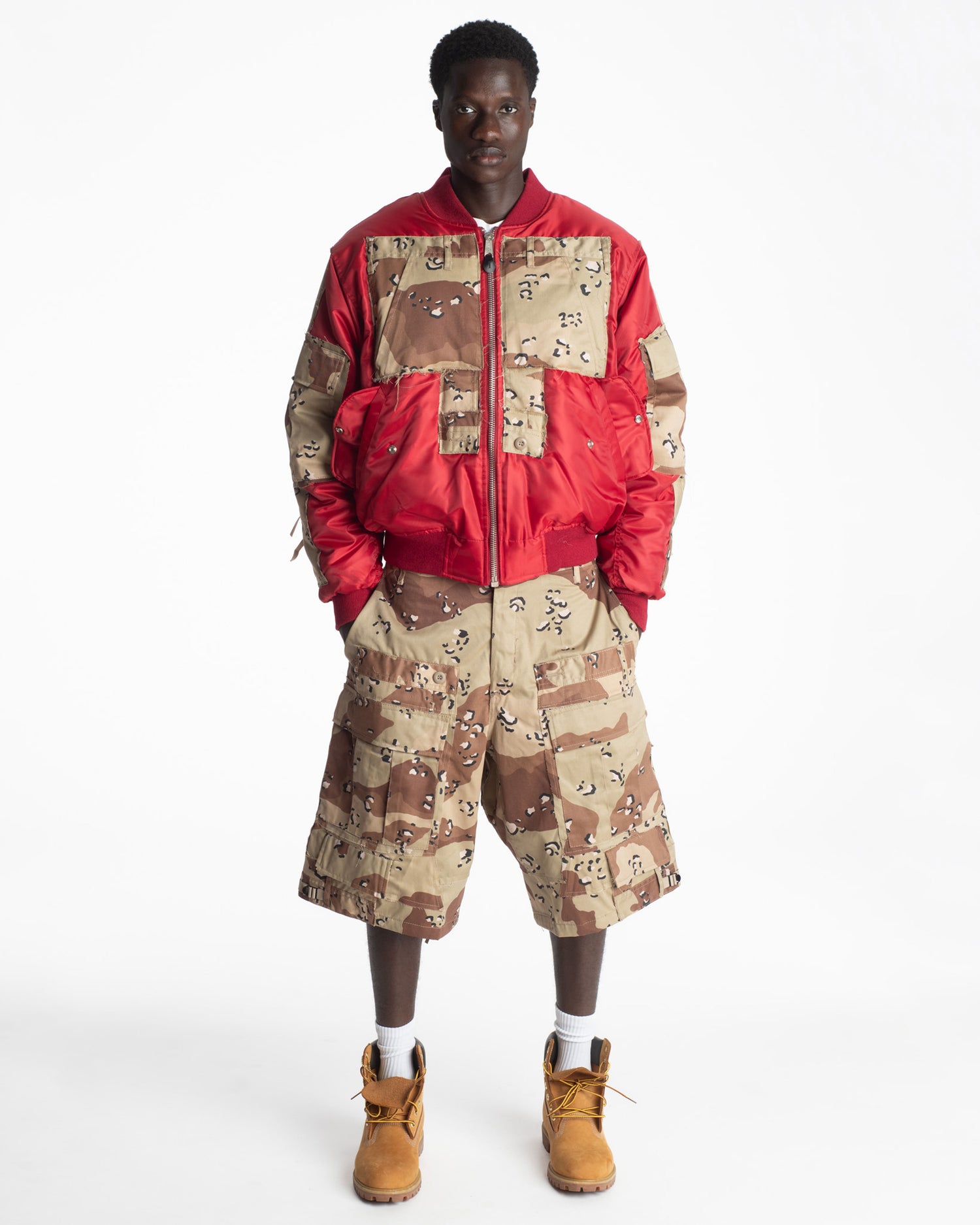 Desert Rework Camo Cargo Shorts