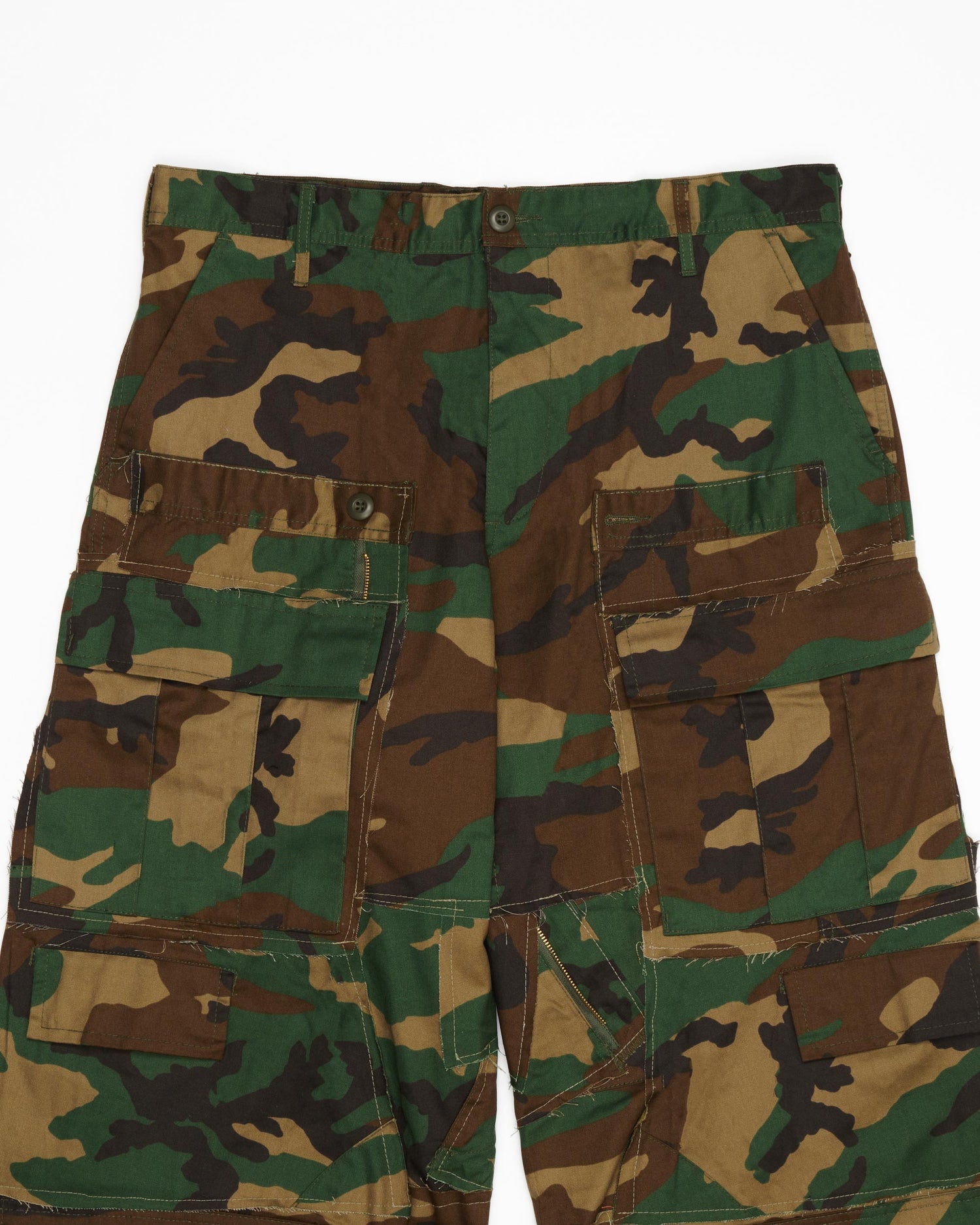 Woodland Rework Camo Cargo Pants