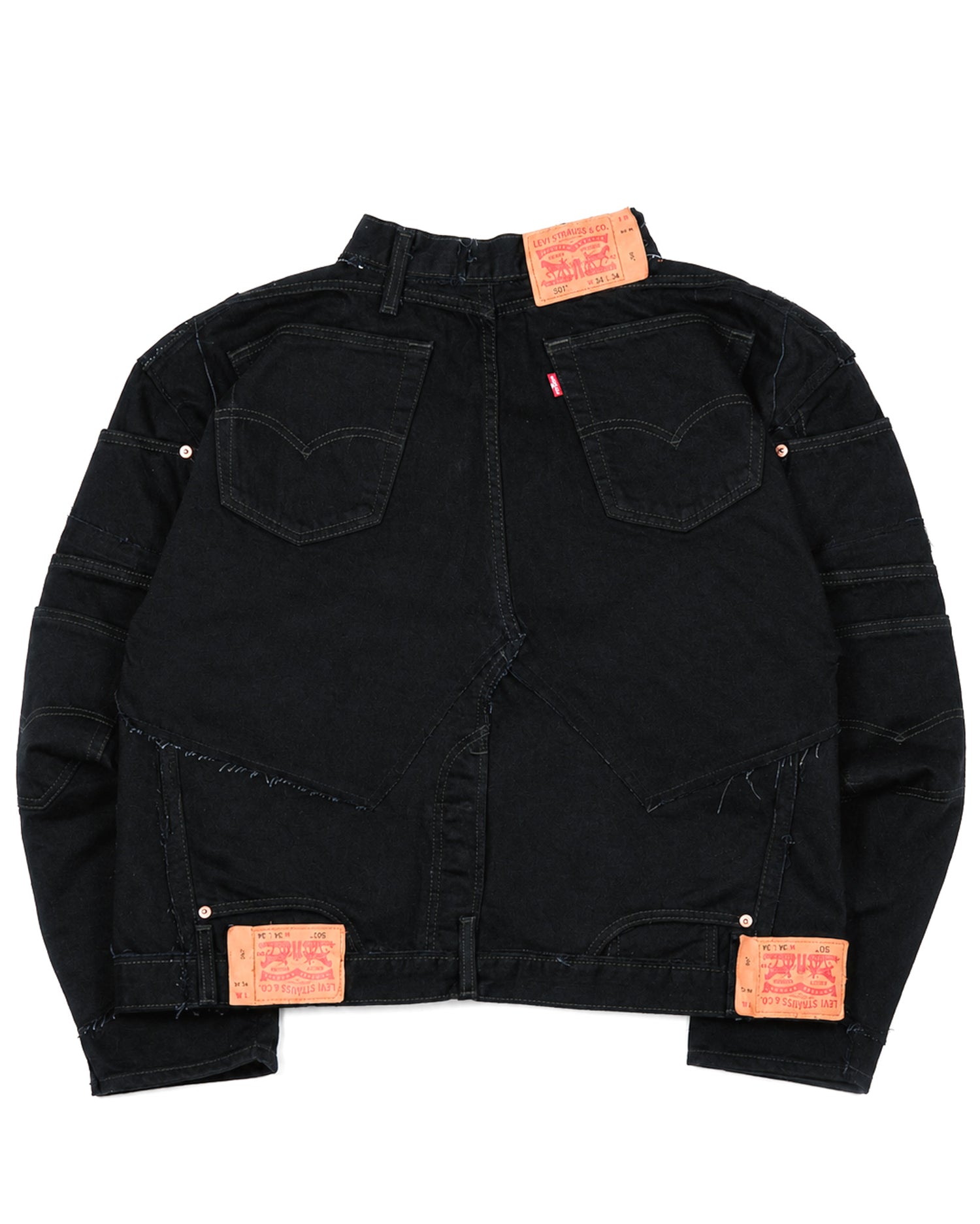 Black Rework Denim Jacket
