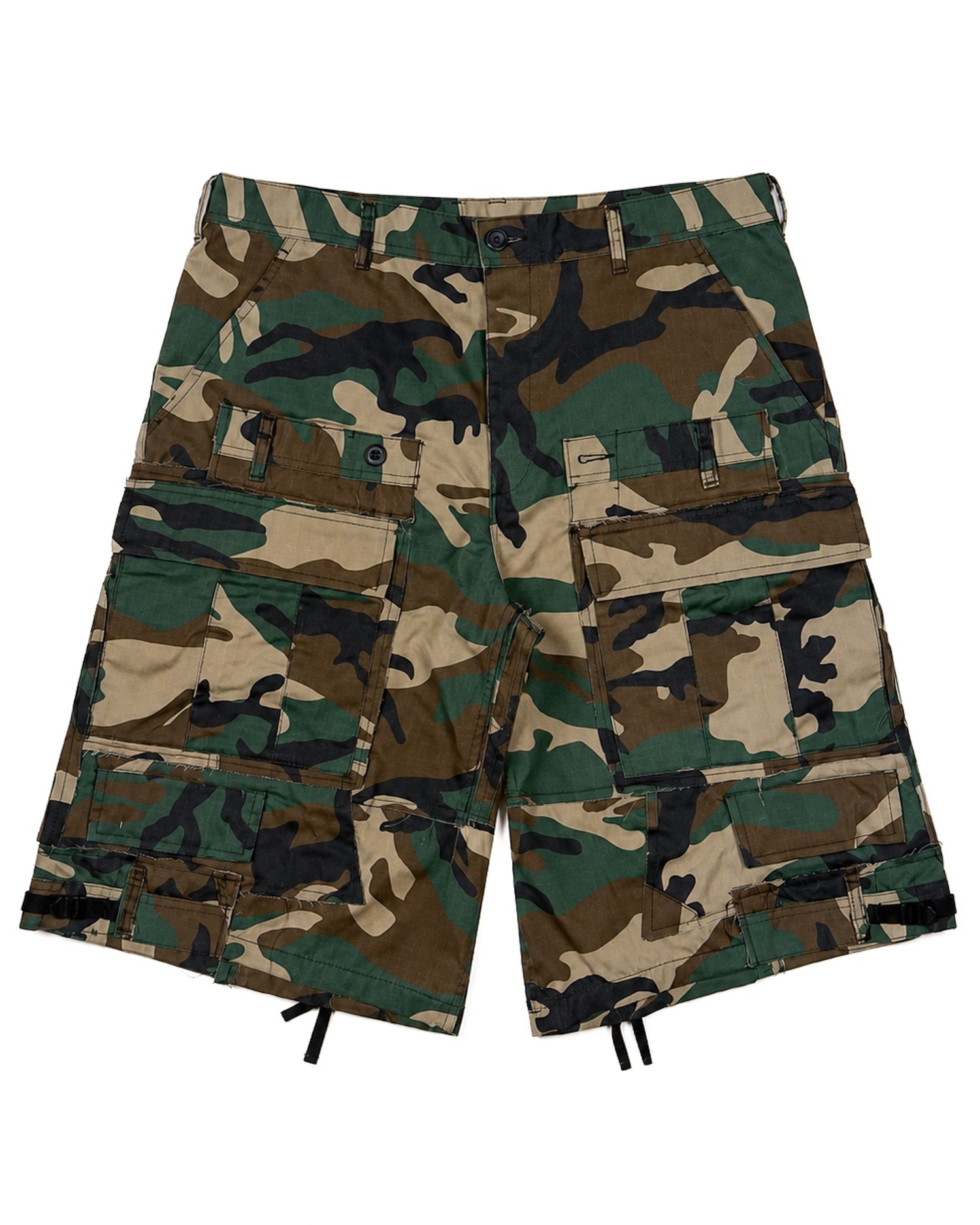 Woodland Rework Camo Cargo Shorts