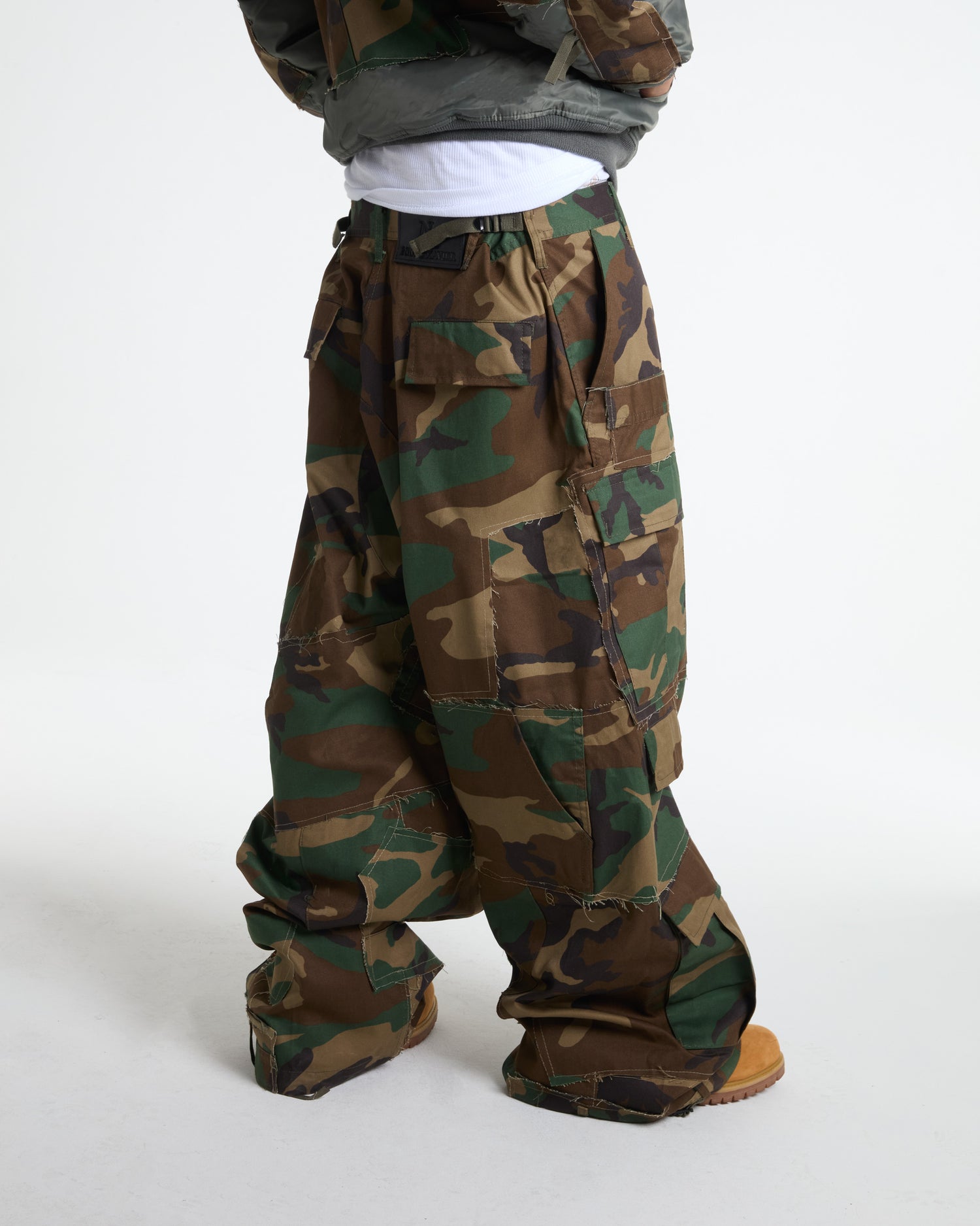 Woodland Rework Camo Cargo Pants