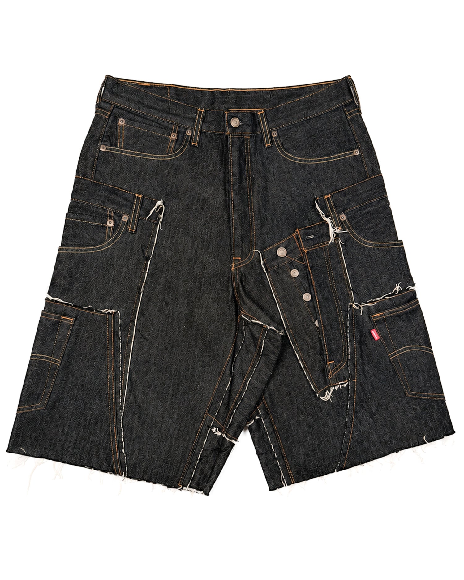 Raw Rework Denim Shorts