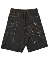 Raw Rework Denim Shorts