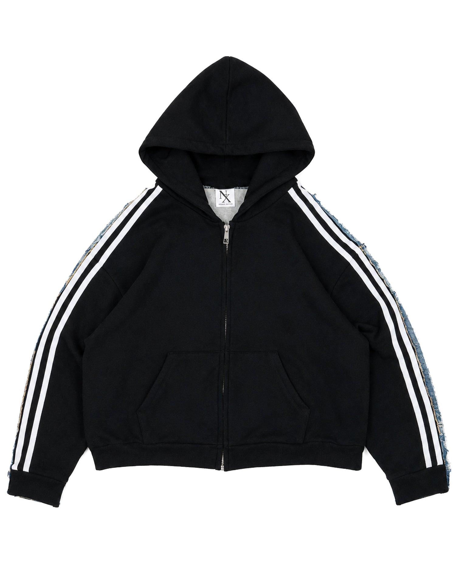 Black Hybrid Hoodie