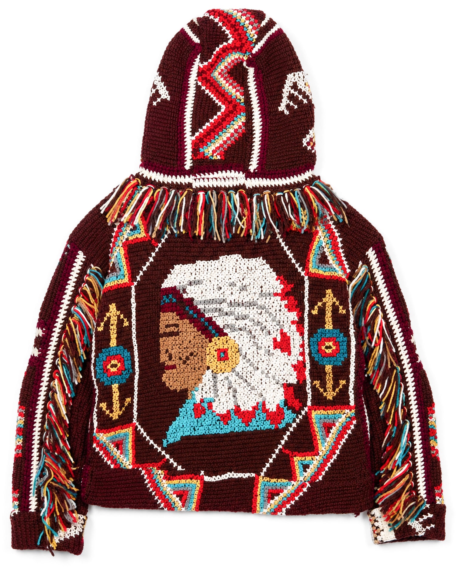 Chieftain Crochet Zip-Up Hoodie