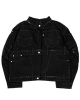 Black Rework Denim Jacket