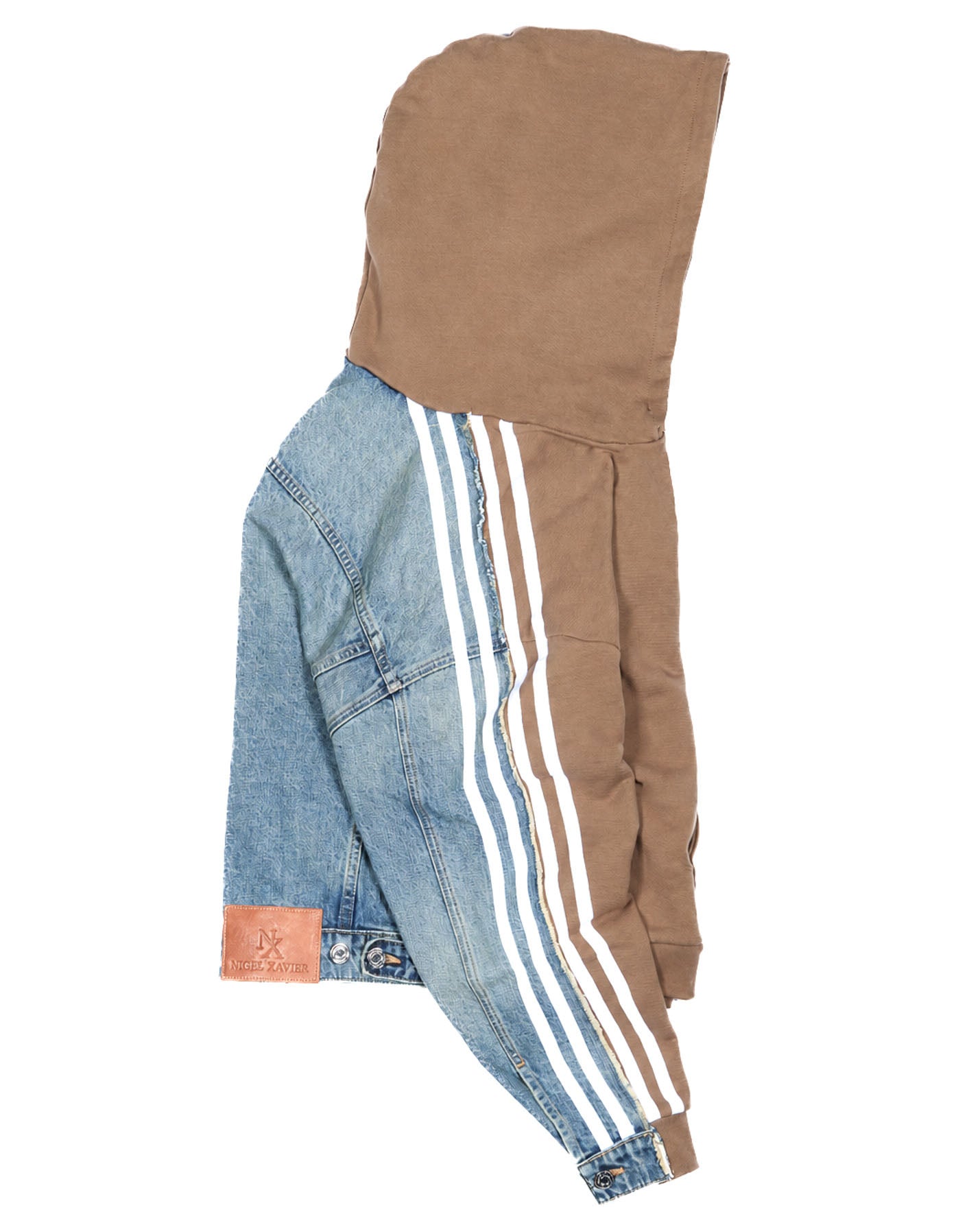 Tan Hybrid Hoodie
