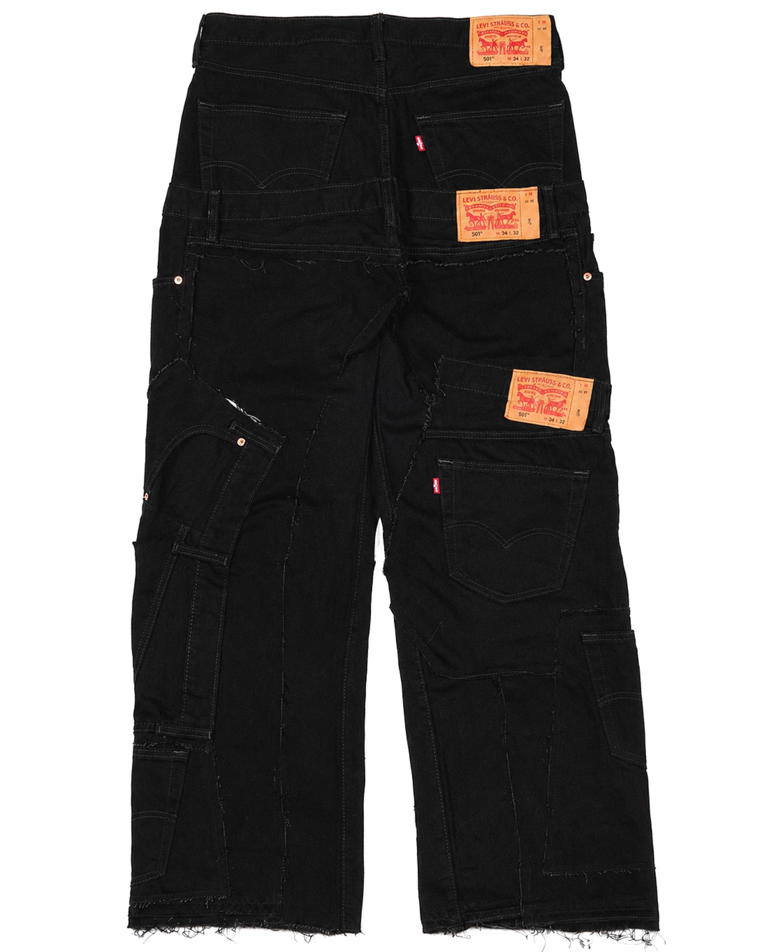 Black Rework Denim Jeans