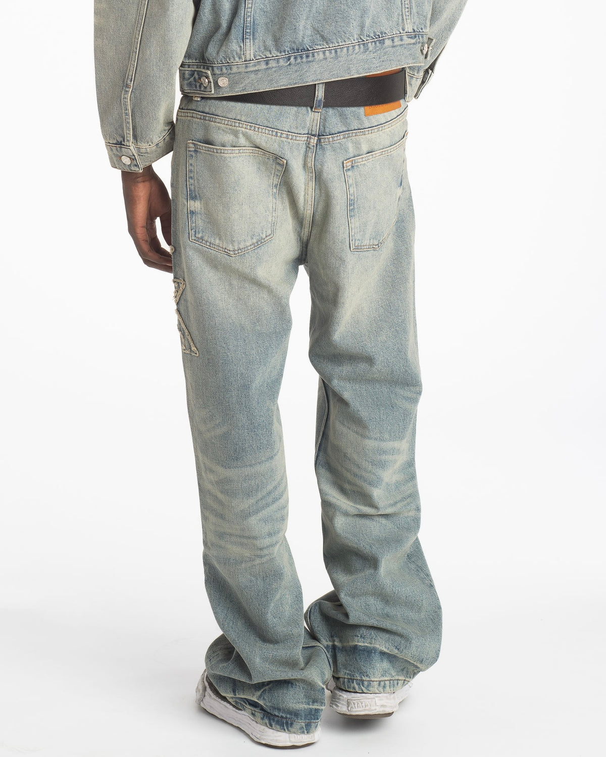 Logo Patch Denim Jeans