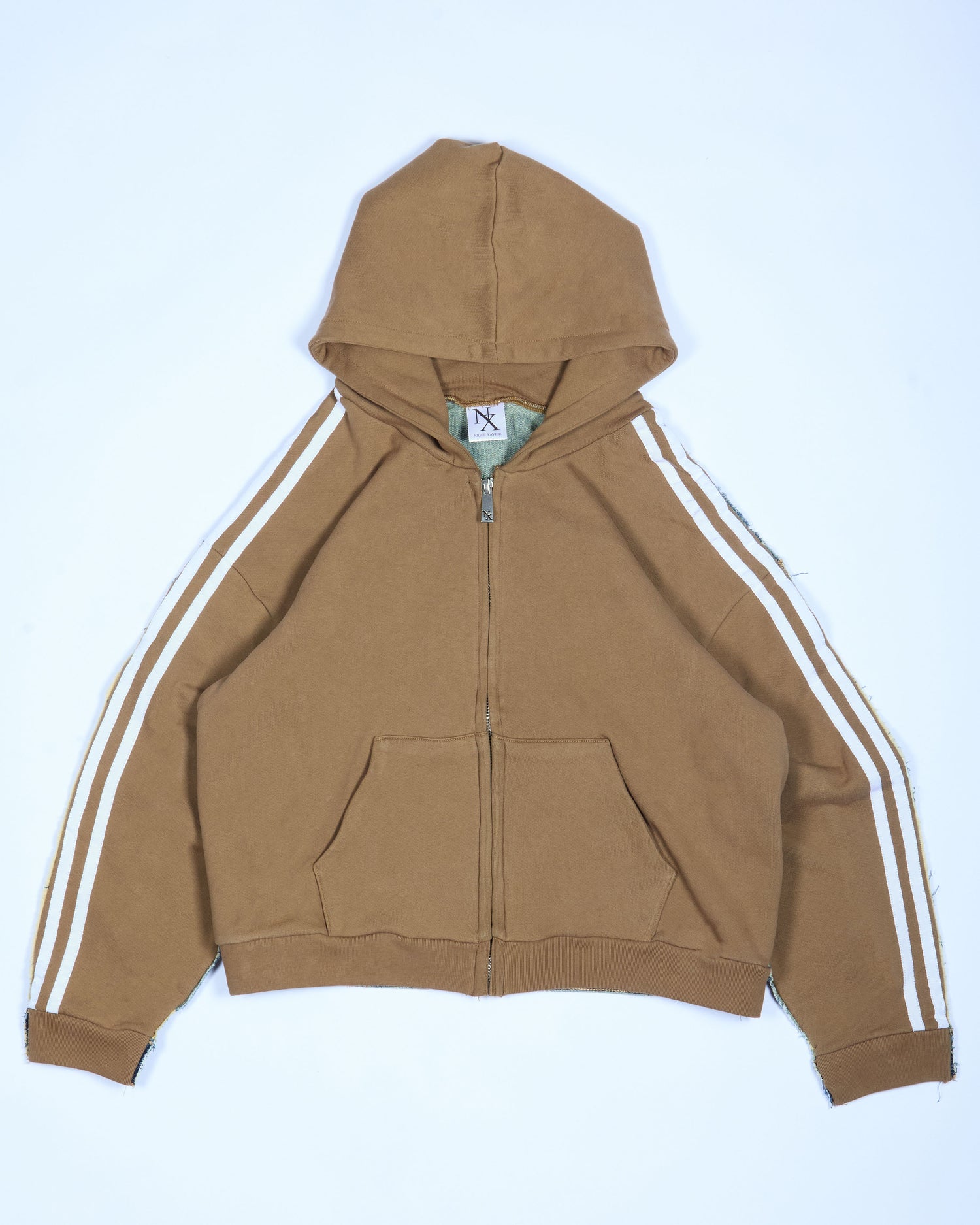 Tan Hybrid Hoodie