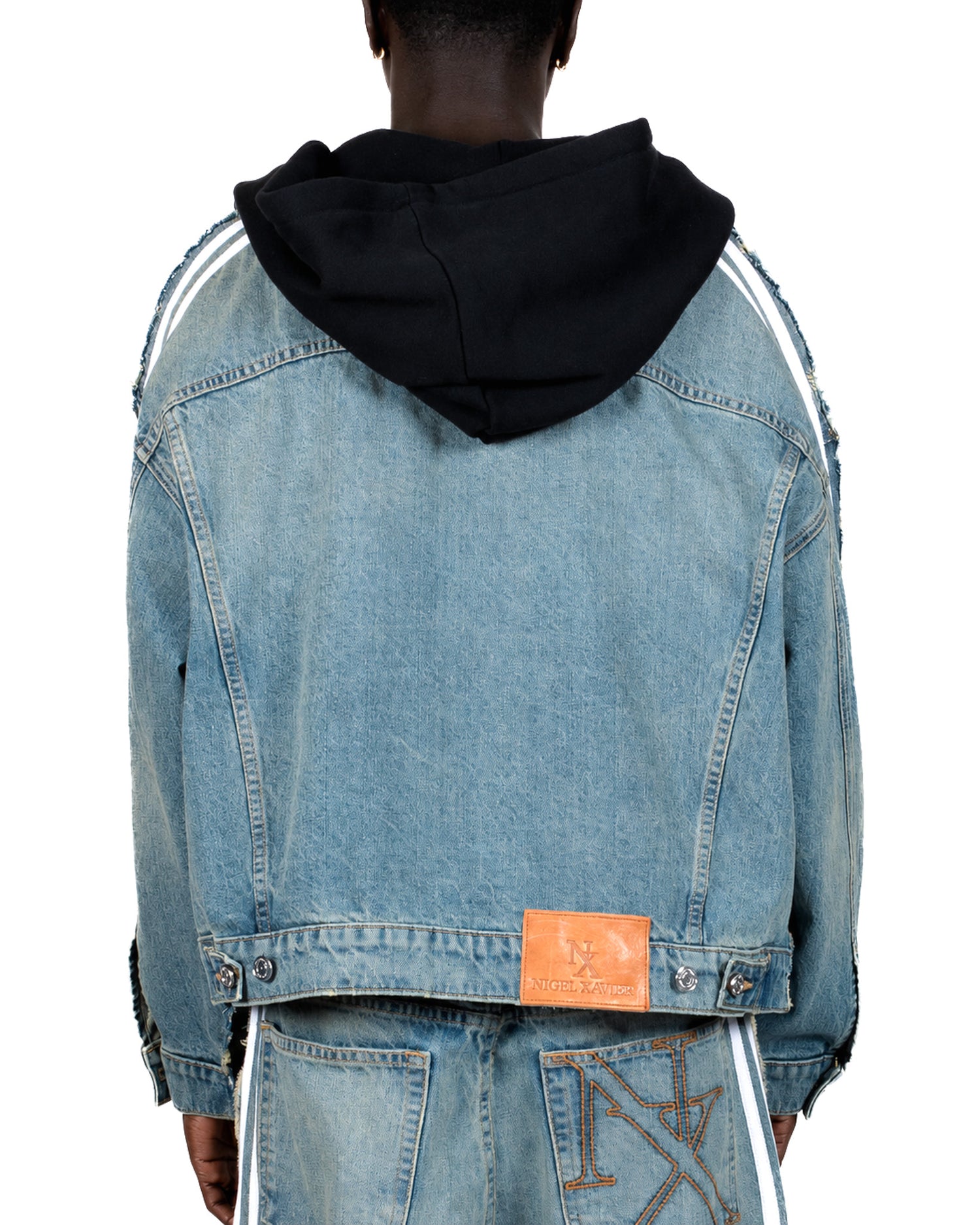 Black Hybrid Hoodie