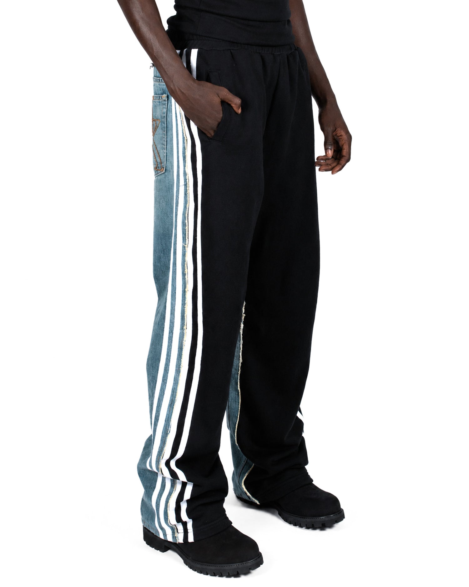 Black Hybrid Sweatpants