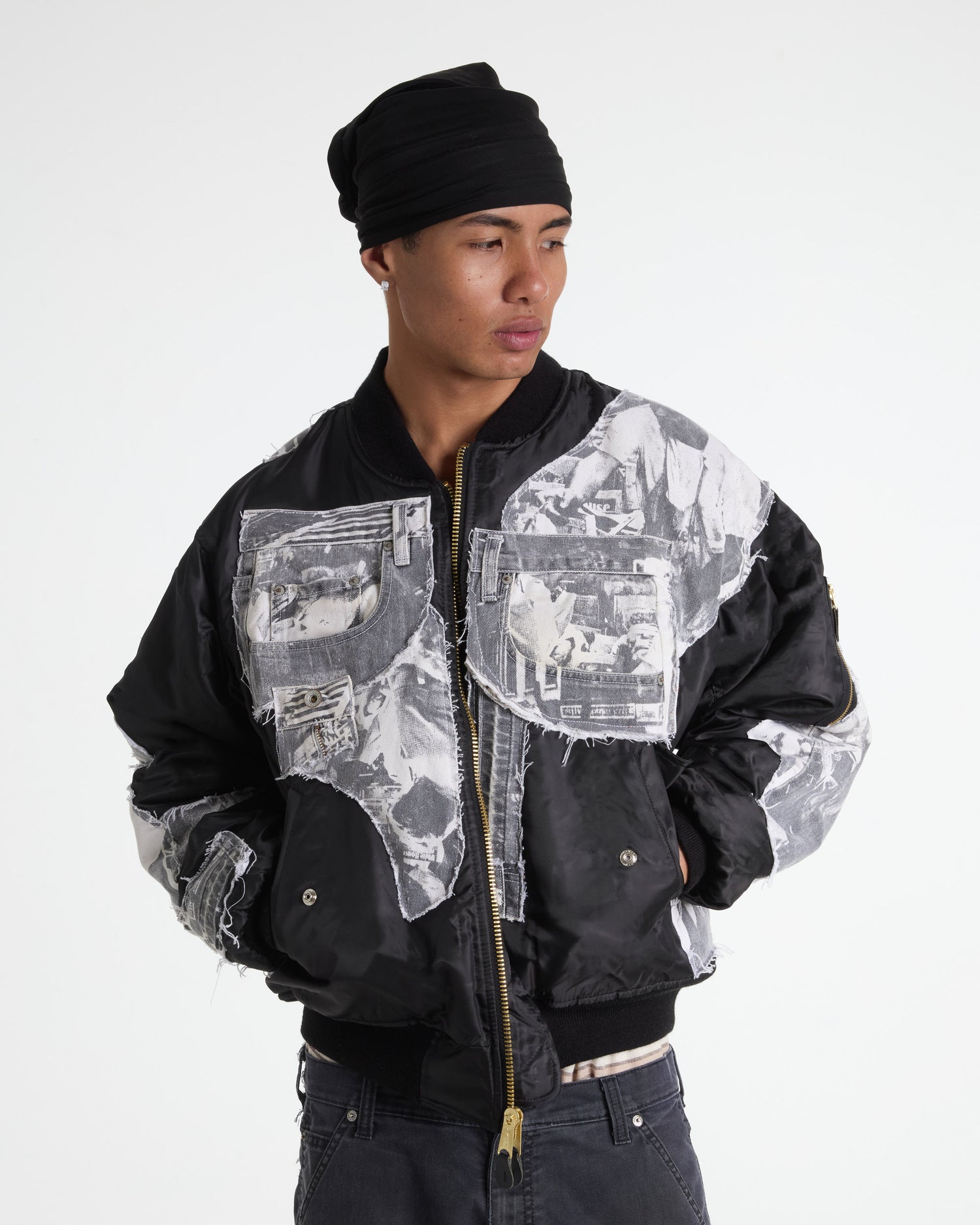 Pepe Denim Bomber Jacket