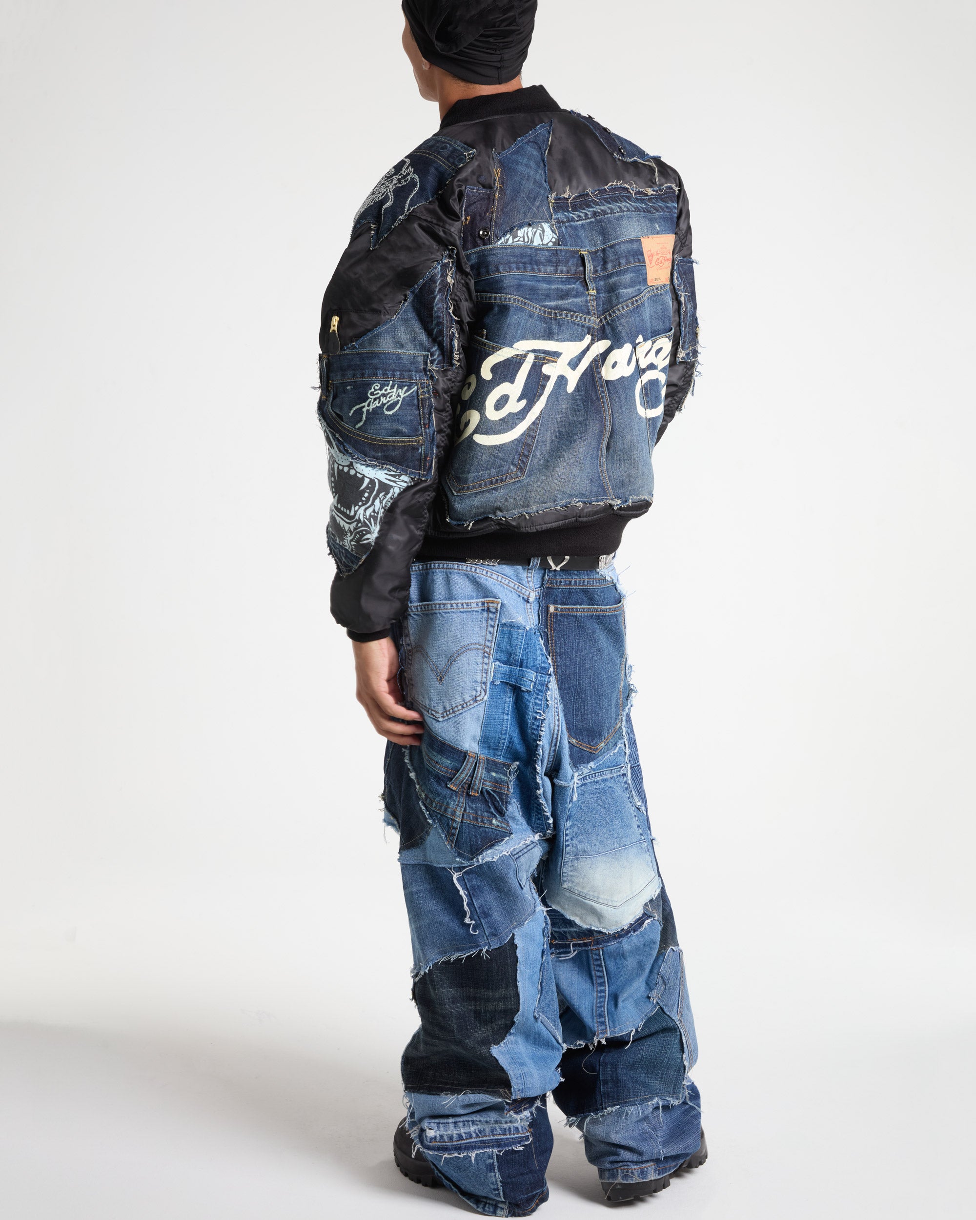 Ed Hardy Rhinestoned Bomber Jacket – Nigel Xavier