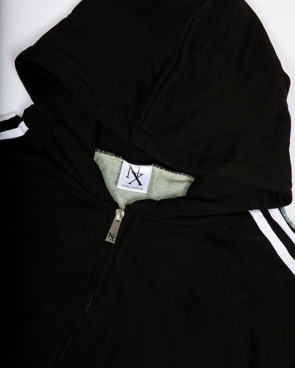 Black Hybrid Hoodie